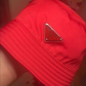 Red Re-Nylon bucket hat